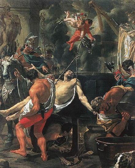 Charles le Brun Martyrdom of St John the Evangelist at Porta Latina Germany oil painting art